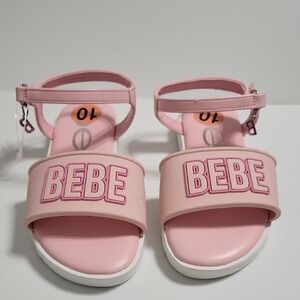 NWOT Bebe Kids Light Pink Sandals